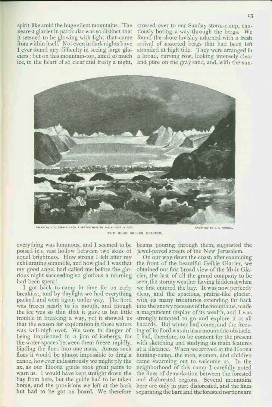 The Discovery of Glacier Bay (1879). vist0045i